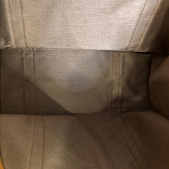 MCM Large Cognac Visetos Tote Shoulder Travel Carry on Tote EUC - Picture 12 of 17